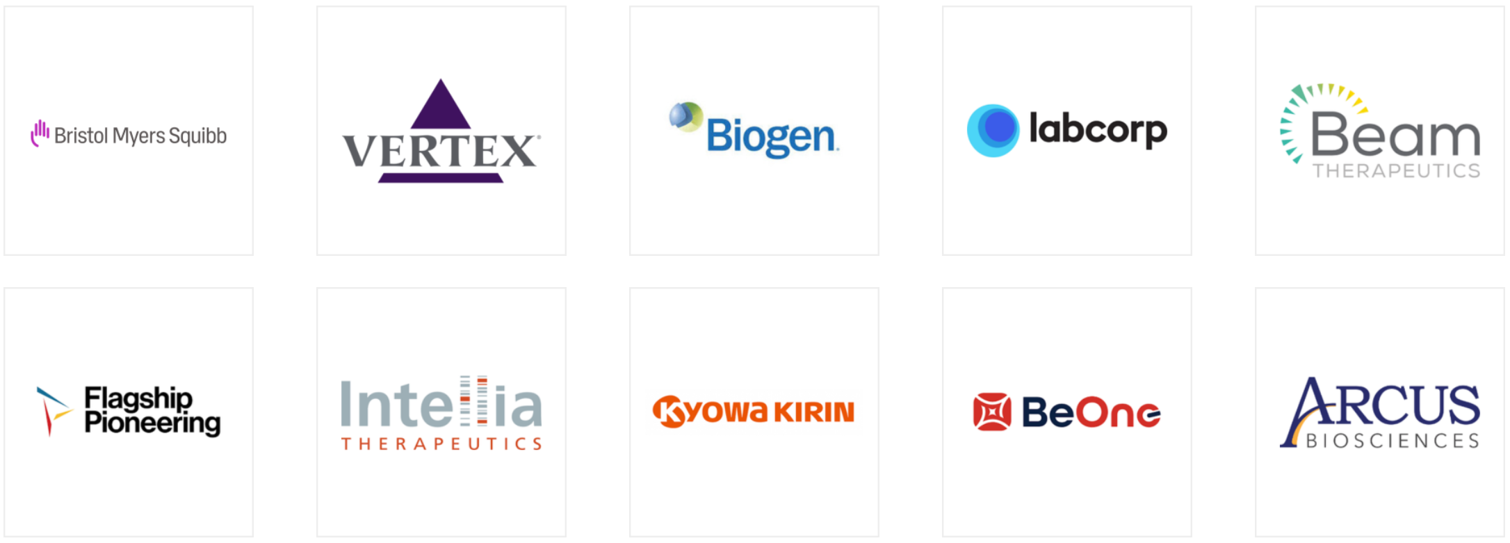 LEAP HR Talent Development Life Sciences with Vertex Pharma, Bristol Myers Squibb, Biogen, Labcorp, Beam Therapeutics, Intellia, Flagship Pioneering, Kyowa Kirin, BeOne, Arcus Biosciences
